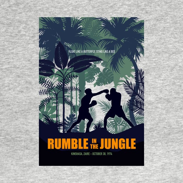 Rumble in the Jungle - Alternative Movie Poster by MoviePosterBoy